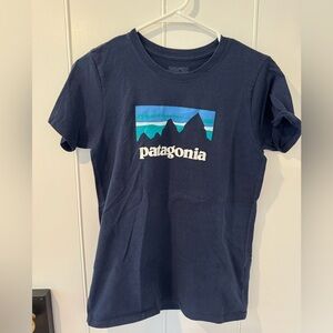 Navy Patagonia Graphic T-Shirt